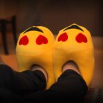 Love Heart Eyes Emoji Slipper Warm and Comfortable,Winter Slippers for Men, Women & Kids | Warm, Comfortable, Cute Emoji Slippers - Image 5