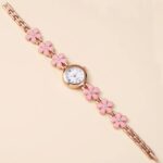 Mori Small Dial Petal Bracelet Watch Korean Version Simple and Compact All Cute Small Fresh Quartz Watch