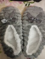 Indoor Home Slippers Warm Soft Plush Slippers Non-slip Indoor Slippers - Image 3