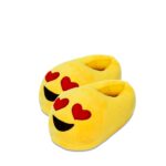 Love Heart Eyes Emoji Slipper Warm and Comfortable,Winter Slippers for Men, Women & Kids | Warm, Comfortable, Cute Emoji Slippers - Image 4