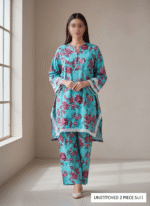 NSA Collection | Khaddar 2 Piece Unstitched Suit for Women | Winter & All Season | Premium Printed/Embroidered Dress Material | Ladies Fancy/Soft Khaddar - Image 4