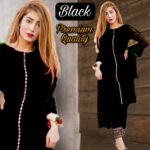 Winter Collection 2 Piece Velvet Dresses For Women | Velvet Dresses For Women Winter Unstitched | Velvet Dresses For Women Winter Fancy | winter clothes For Women - Image 4