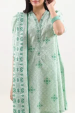Unstitched Printed Lawn 3-Piece Suit - Image 2