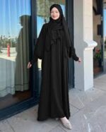 Black Elegant Abaya - Image 2
